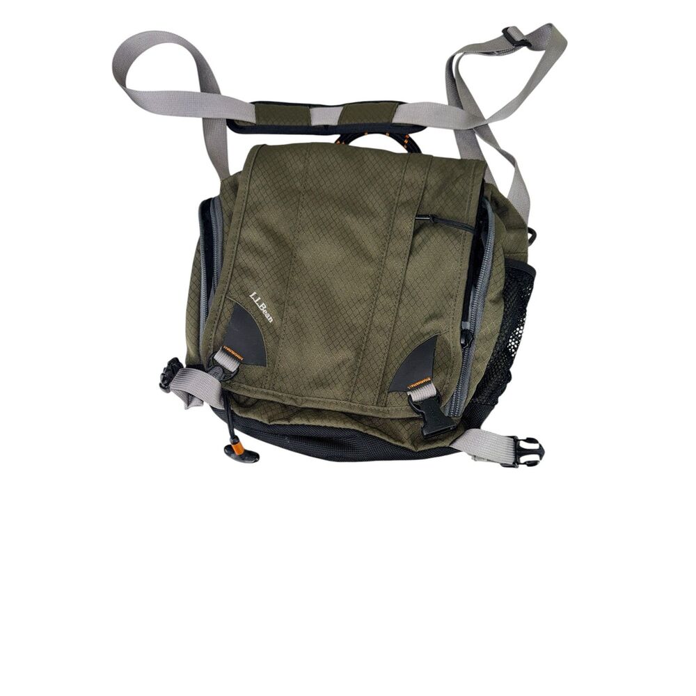 ll bean chest pack technical fishing bag Green